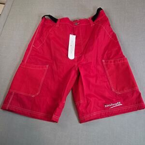 Imhoff Sailing Shorts NWT Mens L Red Marine Deck Gear Polyamide Pockets